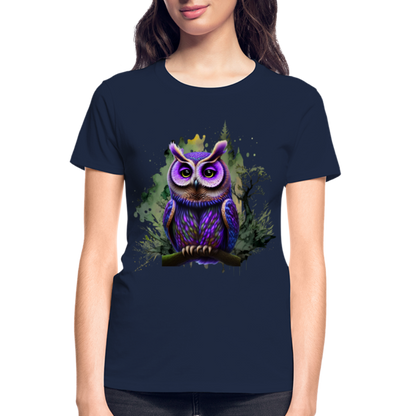 Owl In Forest T-Shirt SPOD