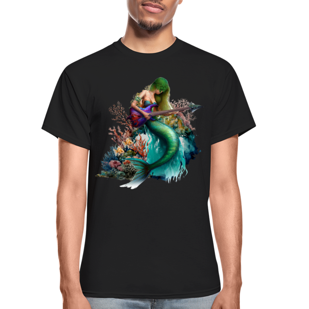 Mermaid Serenade T-Shirt - black